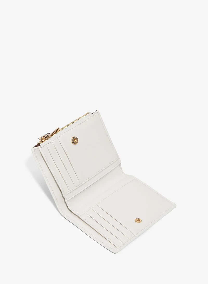 ALDO  Vervene Logo Detail Printed Bi Fold Wallet for Women | Best Price UAE